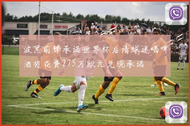 波黑前锋承诺世界杯后请球迷喝啤酒将花费275万欧元兑现承诺